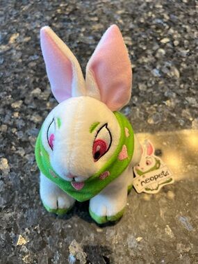Neopets Cybunny early Y2K Plushie